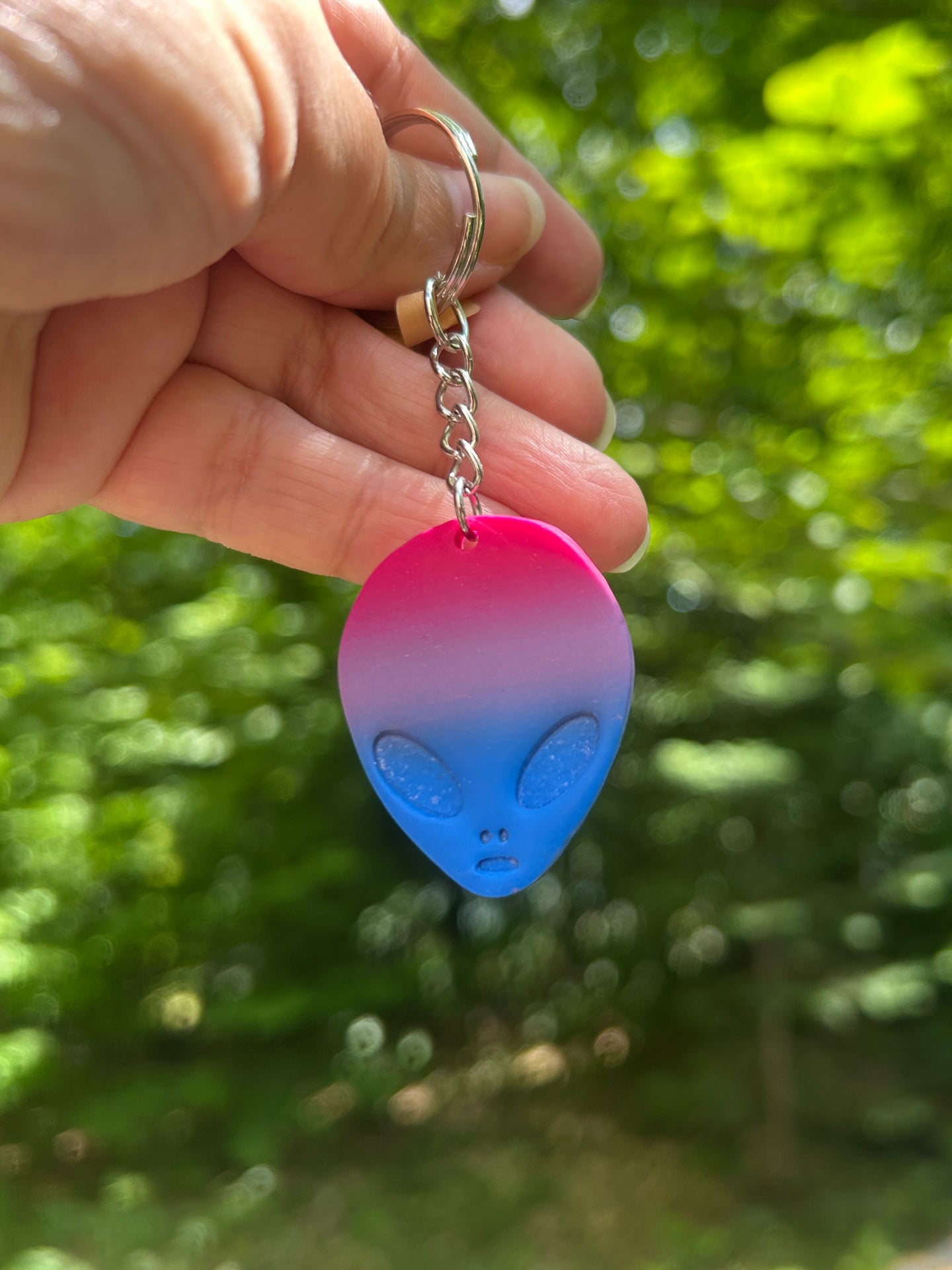 Bisexual Alien keychain