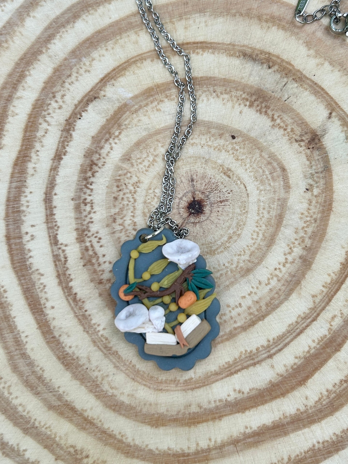 Botanical Book Necklace 3