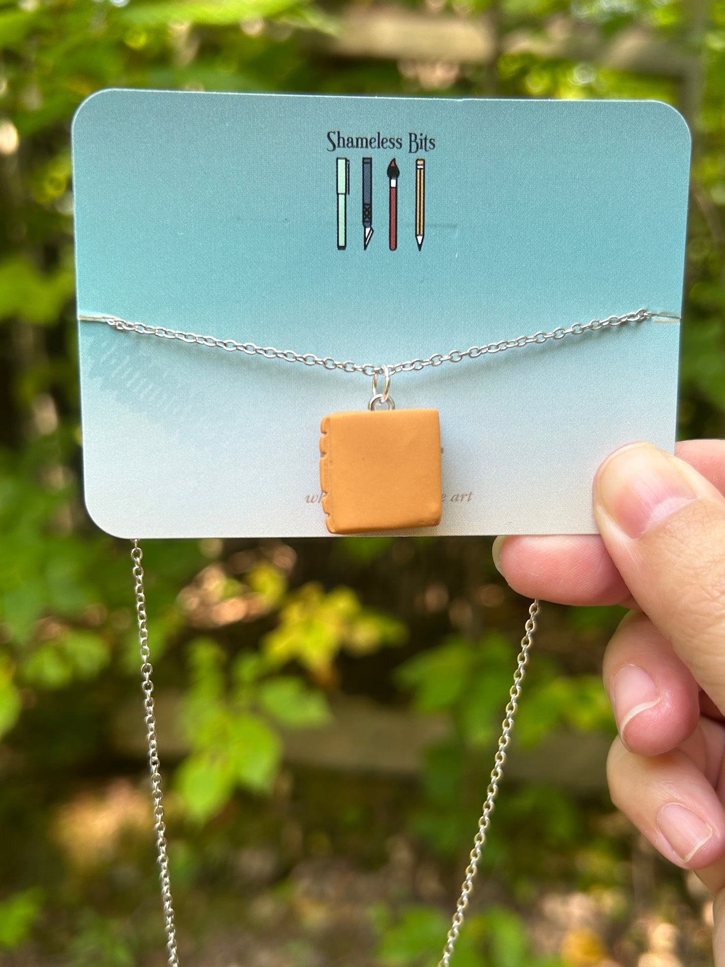 Golden Book Necklace