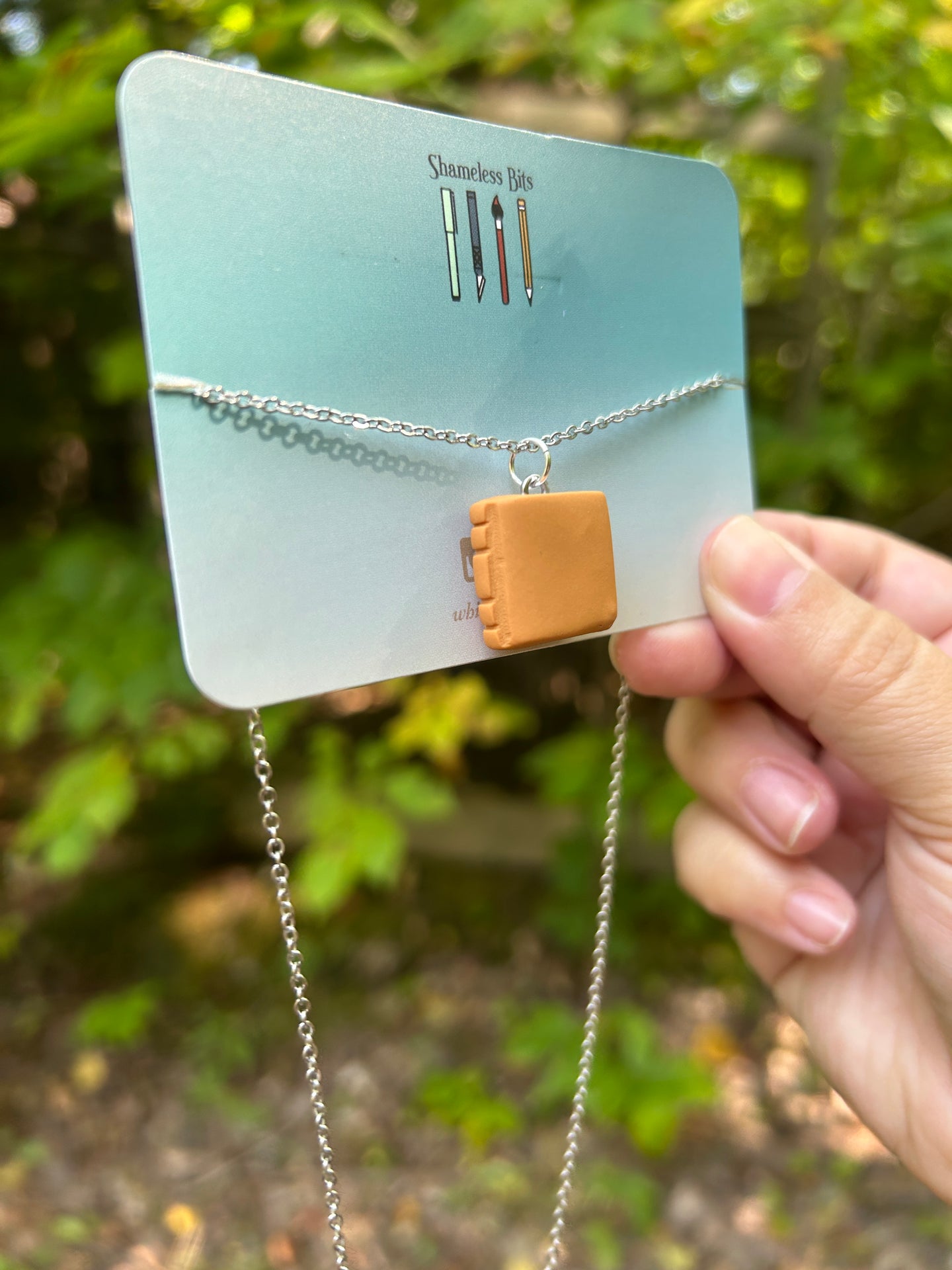 Golden Book Necklace