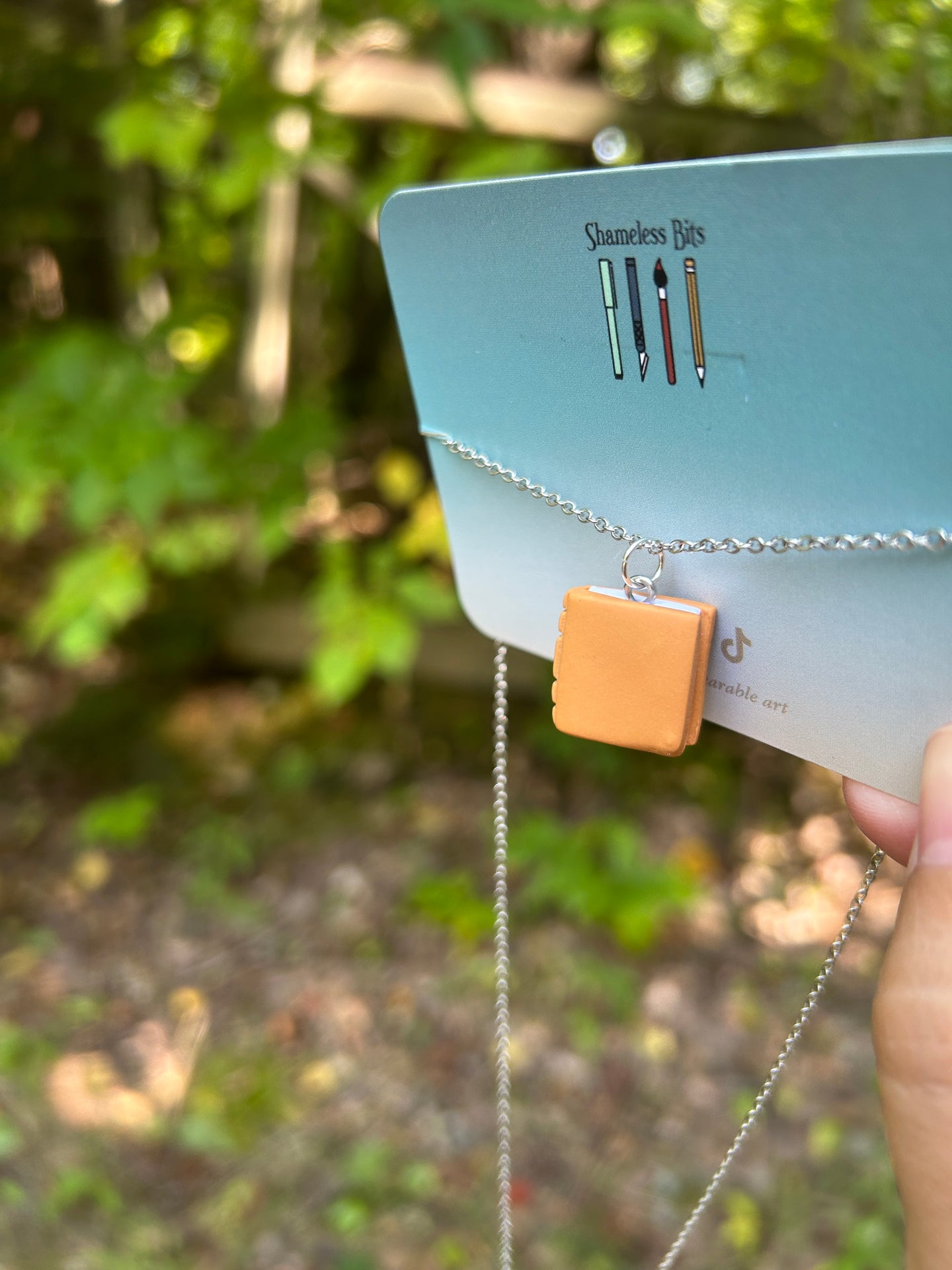 Golden Book Necklace