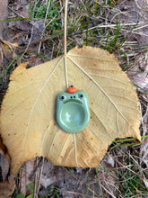Pumpkin Frog Worry Stone Pebble