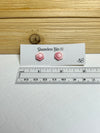 Pink Ombre Hexagon studs