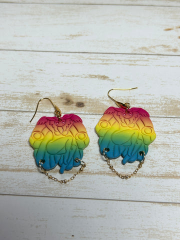 Rainbow Mothwoman w/chain