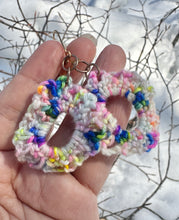 Multi Colored Crochet Earrings