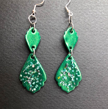 Emerald Green Dangles